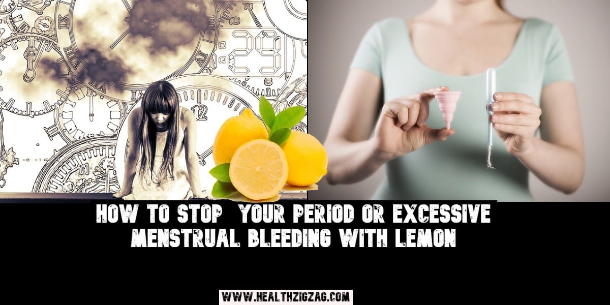 How to stop your period with lemon