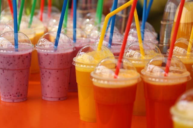 drink more juices and milkshakes to gain weight